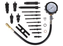 Set per il test della compressione dei motori diesel MECHANIC ENGINE TESTER 19, 0-70 bar, 19 pezzi