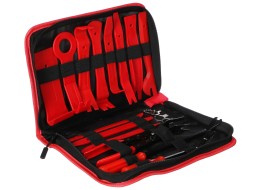 Set multifunzionale per lo smontaggio di rivestimenti e interni MECHANIC TRIM SET 19, 19 pezzi