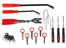 Set multifunzionale per lo smontaggio di rivestimenti e interni MECHANIC TRIM SET 38, 38 pezzi