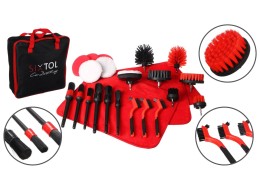 Set multifunzione di utensili per la pulizia e il lavaggio auto CAR DETAILING 33, 33 pezzi