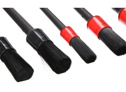 Set di pennelli di precisione per la pulizia dell'auto CAR DETAILING BRUSH 6, 6 pezzi