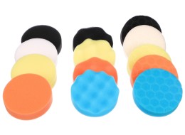Set di tamponi/spugne lucidanti con supporto per pulizia auto CAR DETAILING PAD 30, 30 pz