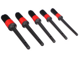 Set di pennelli di precisione morbidi per pulizia auto CAR DETAILING BRUSH 5 SOFT, 5 pz