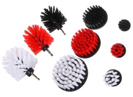 Set di spazzole per trapano per la pulizia dell'auto CAR DETAILING DRILL BRUSH 9, 9 pezzi