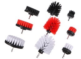 Set di spazzole per trapano per la pulizia dell'auto CAR DETAILING DRILL BRUSH 9, 9 pezzi