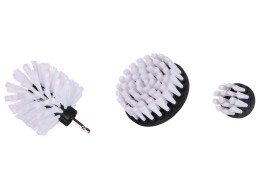 Set di spazzole per trapano per pulizia auto CAR DETAILING DRILL BRUSH 3 SOFT, 3 pz