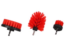 Set di spazzole per trapano per la pulizia dell'auto CAR DETAILING DRILL BRUSH 3 MEDIUM, 3 pz