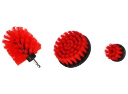 Set di spazzole per trapano per la pulizia dell'auto CAR DETAILING DRILL BRUSH 3 MEDIUM, 3 pz