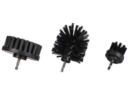 Set di spazzole per trapano per la pulizia dell'auto CAR DETAILING DRILL BRUSH 3 HARD, 3 pz