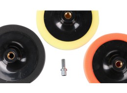 Set di tamponi/spugne lucidanti con attacco per la pulizia dell'auto CAR DETAILING PAD 3, 3 pezzi