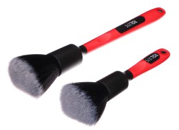 Set di spazzole di precisione per auto con manico ergo CAR DETAILING BRUSH 2 PRO, 2 pezzi