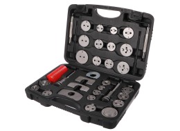 Attrezzo per compressione pistoni freni MECHANIC BRAKE SET BLACK 35, set da 35 pezzi