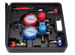 Set per la misurazione della pressione e della tenuta del climatizzatore auto MECHANIC AC TESTER 1