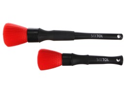 Set di pennelli di precisione per la pulizia dell'auto CAR DETAILING BRUSH 2 BASIC, 2 pz