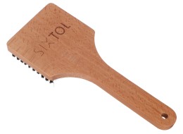 Spazzola piatta per la pulizia del copertone della bicicletta CAR DETAILING WOOD BRUSH 4