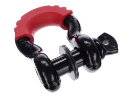Grillo offroad con protezione in gomma CAR SHACKLE 1, portata 4,75 t