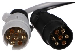 Adattatore cablato per presa dell'aggancio TRAILER CABLE 5, da 13 pin a 7 pin N+S, 35 cm