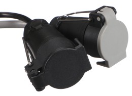 Riduttore cavo spina del gancio di traino TRAILER CABLE 6, da 13 pin a 7 pin N+S, 35 cm