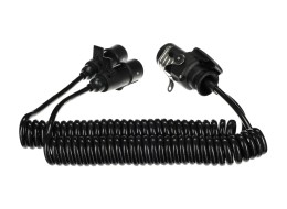 Adattatore a spirale 15 poli a 2x 7 poli (S+N) TRAILER CABLE 9, 24V, 3,5m
