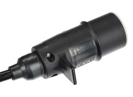 Cavo a spirale di collegamento 7 pin tipo S TRAILER CABLE 10, spina in plastica, 24V, 3,5m