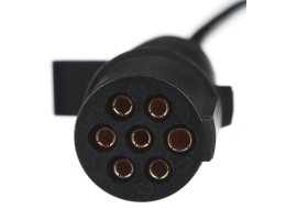 Cavo a spirale di collegamento 7 pin tipo N TRAILER CABLE 11, spina in plastica, 24V, 3,5m