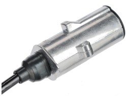 Cavo a spirale 7 poli tipo N TRAILER CABLE 13, spina metallica, 24V, 3,5m