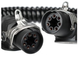 Cavo EBS spirale di collegamento 7 pin TRAILER CABLE 14, 24V, 3,5 m