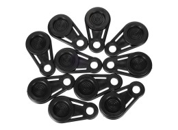 Set di fissaggi con occhiello per fissaggio teli TRAILER TARP HOOK SET 1, 10 pz