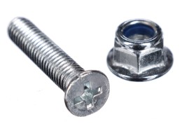 Set di ganci con viti per fissaggio rete/telo al carrello TRAILER HOOK SET 2, 10 pz