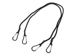 Cinghie elastiche/cordini elastici CARGO CORD CARABINER 100, 100 cm, 2 pz