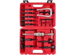 Set di estrattori per cuscinetti interni con martello scorrevole MECHANIC BEARING PULLER 5, 16 pz