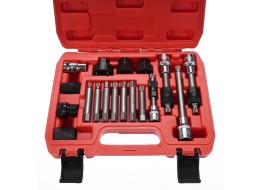 Set per montaggio e smontaggio delle pulegge dell'alternatore MECHANIC PULLEY SET 2, 18 pezzi