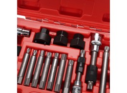Set per montaggio e smontaggio delle pulegge dell'alternatore MECHANIC PULLEY SET 2, 18 pezzi
