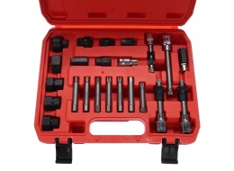 Set per montaggio e smontaggio delle pulegge dell'alternatore MECHANIC PULLEY SET 3, 24 pz
