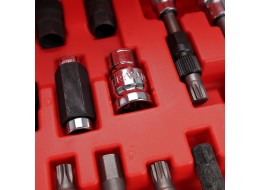 Set per montaggio e smontaggio delle pulegge dell'alternatore MECHANIC PULLEY SET 4, 30 pz