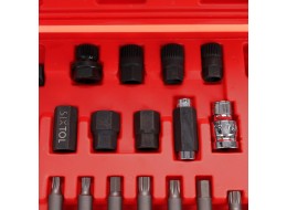 Set per montaggio e smontaggio delle pulegge dell'alternatore MECHANIC PULLEY SET 4, 30 pz