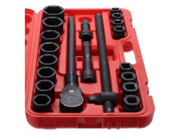 Set di bussole con cricchetta MECHANIC WRENCH SET 2, heavy-duty, 21 pz