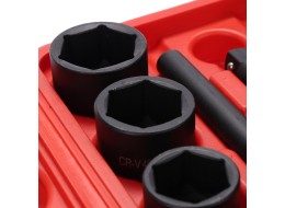 Set di bussole con cricchetta MECHANIC WRENCH SET 2, heavy-duty, 21 pz