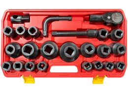 Set di bussole MECHANIC WRENCH SET 3, heavy-duty, 26 pz