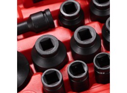 Set di bussole MECHANIC WRENCH SET 3, heavy-duty, 26 pz
