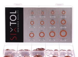 Set di rondelle di tenuta in rame MECHANIC RING SET 2, M5–M20, 300 pz