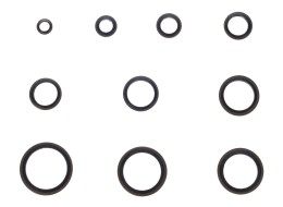 Set di rondelle di tenuta in NBR e acciaio MECHANIC RING SET 3, M6–M24, 180 pz
