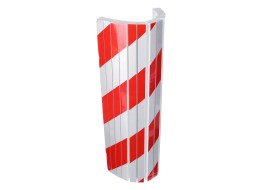 Protezione per pilastro in schiuma autoadesiva per garage CAR PARK GUARD POLE 1, 18x38x1,5 cm, 2 pz