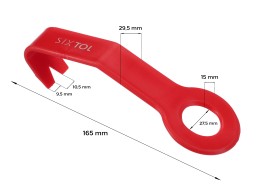 Leva di smontaggio con occhiello per rivestimenti e interni MECHANIC TRIM ONE 2