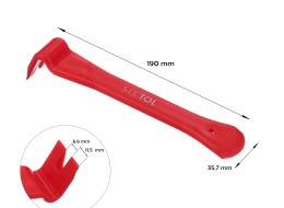Leva di smontaggio unilaterale per rivestimenti e interni MECHANIC TRIM ONE 4