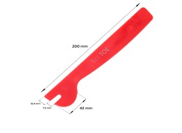 Leva di smontaggio con dentatura per rivestimenti e interni MECHANIC TRIM ONE 8