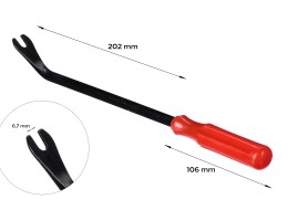 Forcella lunga piegata per smontaggio di tappezzeria e interni MECHANIC TRIM ONE 12