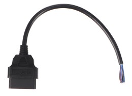 Cavo prolunga OBD-II femmina a 16 pin terminato con cavi da 30 cm MECHANIC CABLE 27