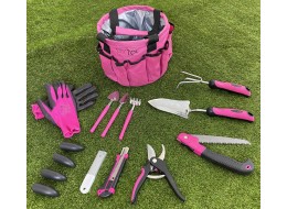 Set di attrezzi da giardino GARDEN PINK 10