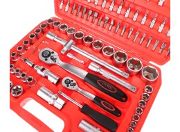 Set di chiavi a bussola CRV 108 professionale - garanzia 6 anni SIXTOL SIX